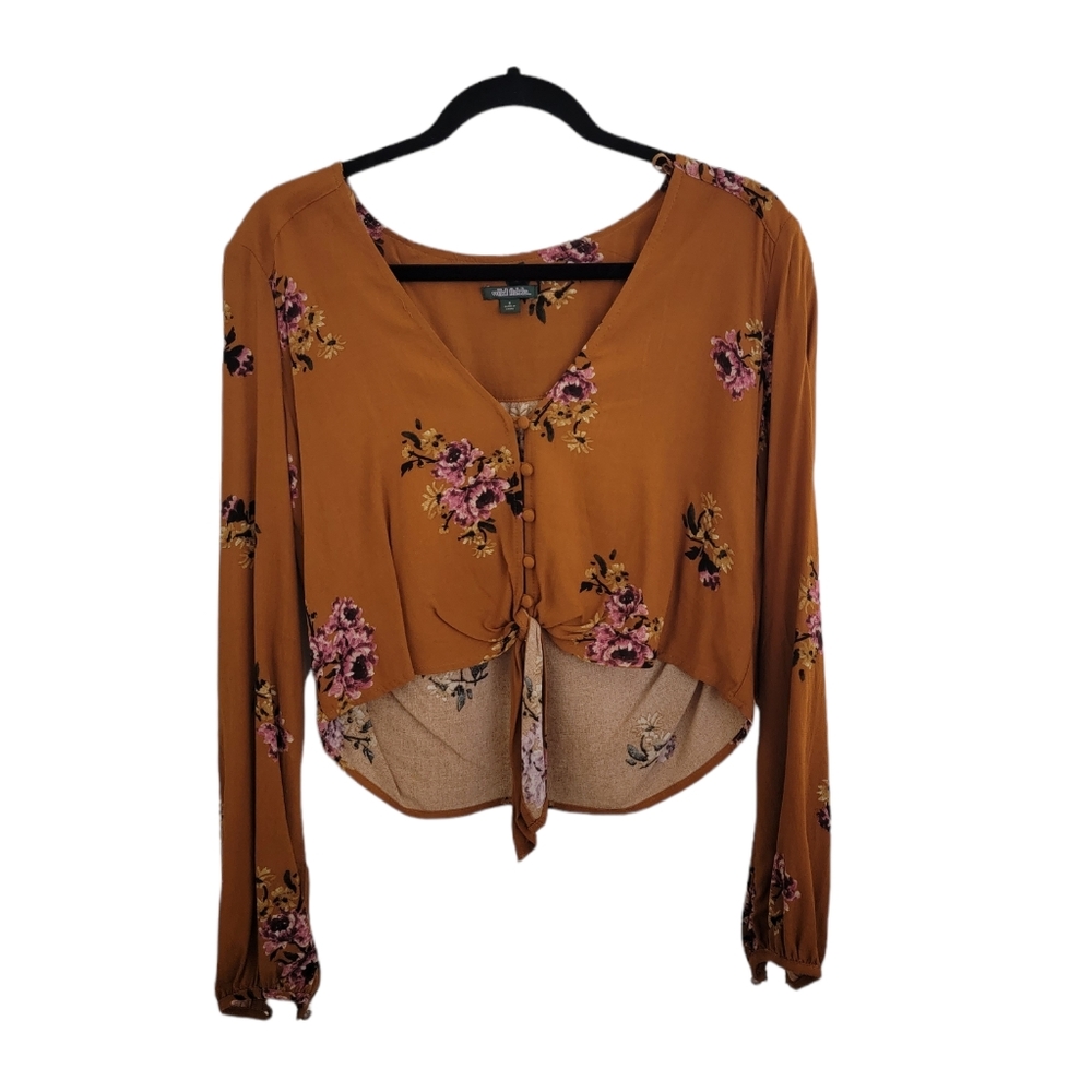 Wild Fable floral crop top